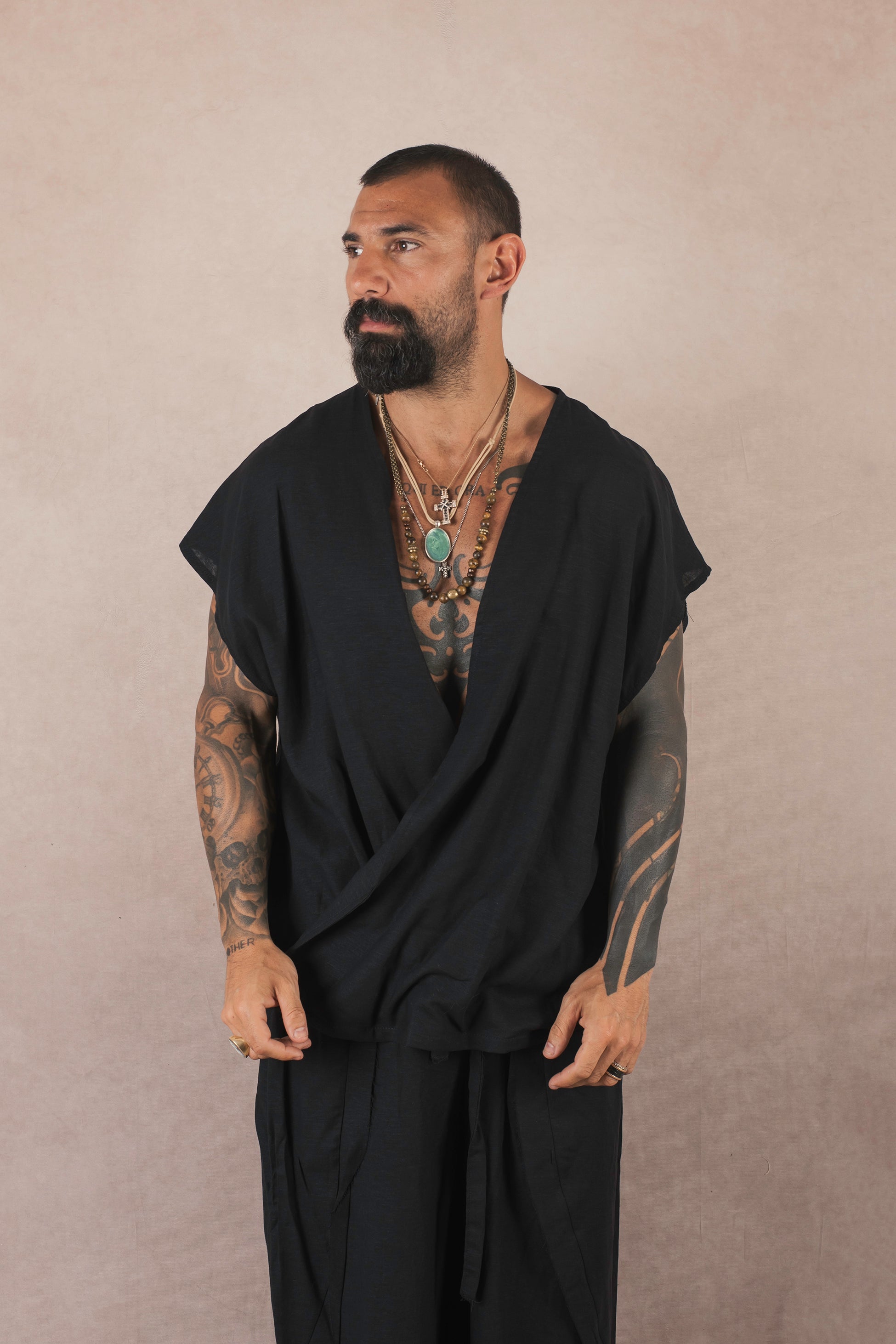 Casacca Incrocio Nero