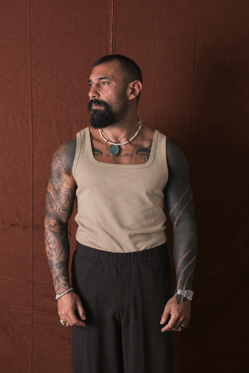Canotta Costina 2.0 Beige
