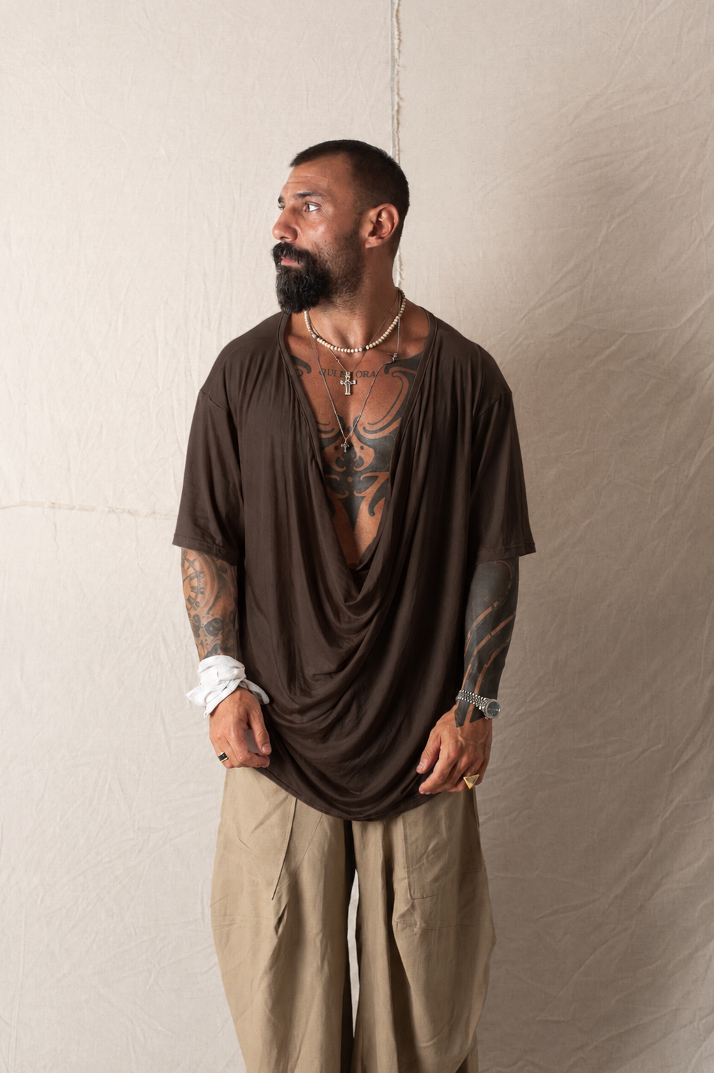 T-Shirt Sciallata Moro