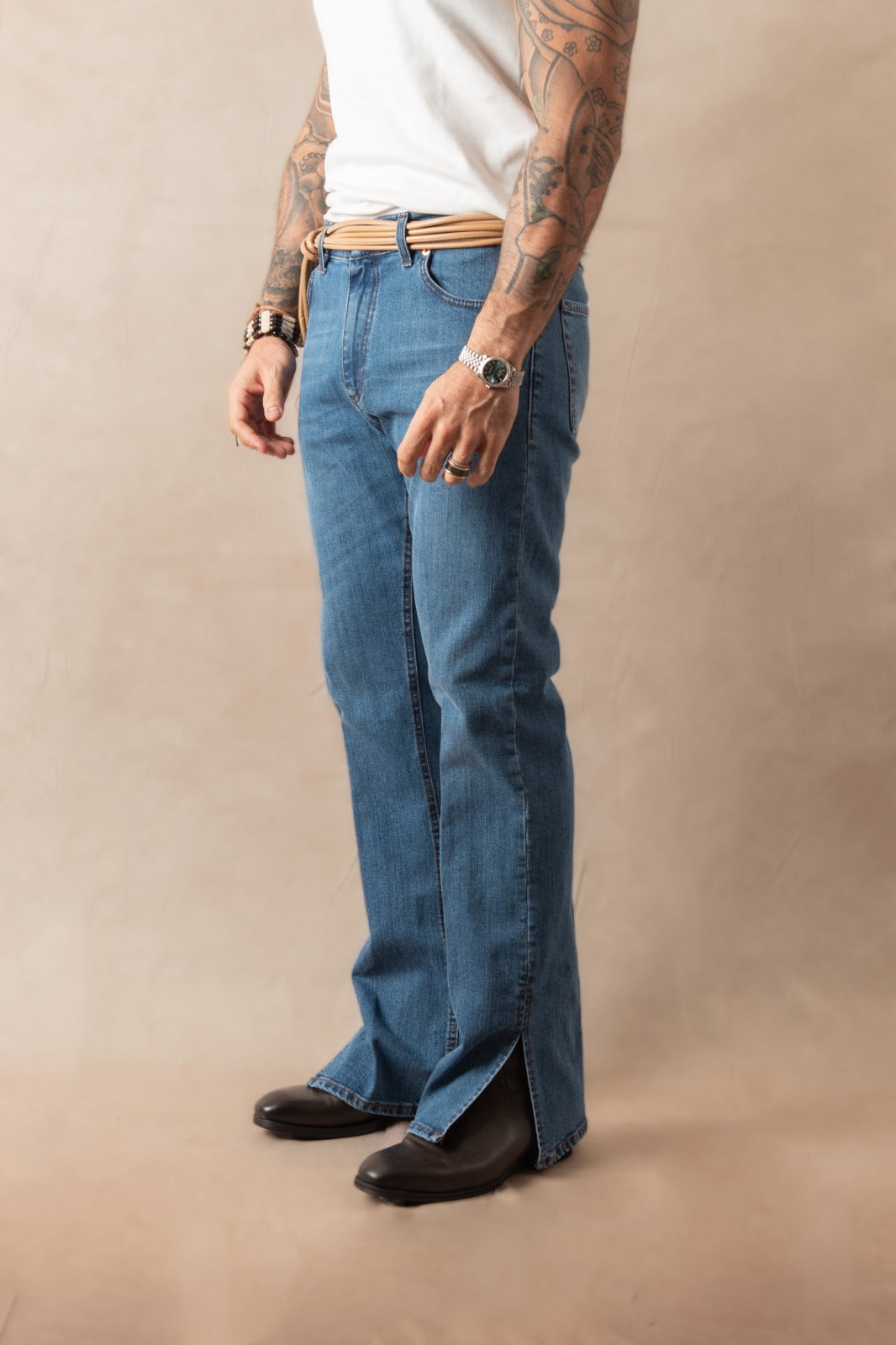 Jeans Spacco Denim Chiaro