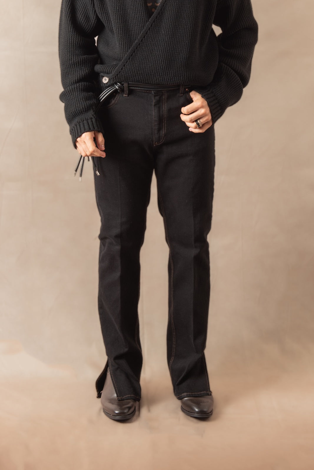 Jeans Spacco Nero